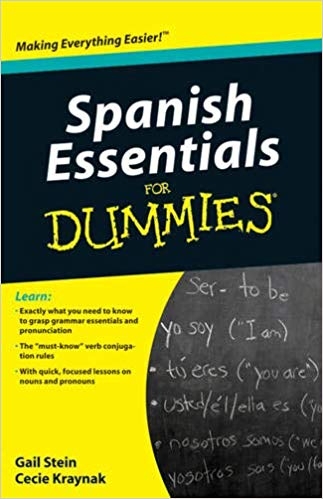 کتاب اسپانیایی Spanish Essentials For Dummies