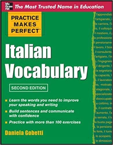 کتاب ایتالیایی Practice Makes Perfect Italian Vocabulary (Practice Makes Perfect Series)