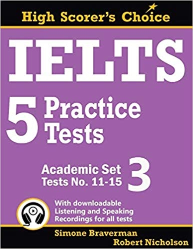 خرید کتاب آیلتس 5 پرکتیس تست, آکادمیک ست IELTS 5 Practice Tests, Academic Set 3: Tests No. 11-15