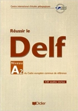 کتاب فرانسه  Reussir le DELF unite A2 Niveau debutants + CD