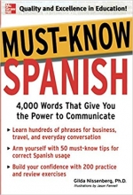 کتاب اسپانیایی Must-Know Spanish Essential Words For A Successful Vocabulary