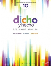 کتاب اسپانیایی Dicho y hecho  Beginning Spanish