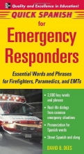 کتاب اسپانیایی Quick Spanish for Emergency Responders Package (Book + 1CD)  Essential Words and Phrases for Firefighters, Parame