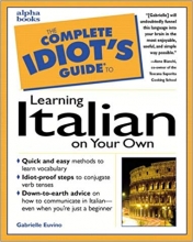 کتاب ایتالیایی The Complete Idiot's Guide to Learning Italian on Your Own