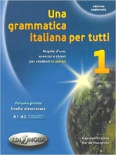 کتاب ایتالیایی  Una grammatica italiana per tutti  Una grammatica italiana per tutti 1 (edizione