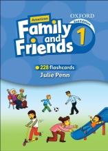 خرید فلش کارت امریکن فمیلی اند فرندز یک ویرایش دوم Flashcards American Family and Friends 1 Second Edition