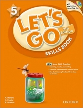 خرید کتاب لتس گو ویرایش چهارم Lets Go 5 : Skills Book+CD 4th Edition