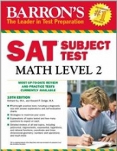 خرید کتاب آزمون اس ای تی سابجکت تست Barron s SAT Subject Test Math Level 2 10th Edition