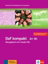 خرید کتاب آلمانی داف کامپکت DaF kompakt Kursbuch + Ubungsbuch A1 - B1 رنگی