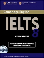 خرید کتاب کمبریج انگلیش آیلتس Cambridge English IELTS 8