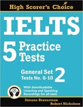خرید کتاب آیلتس 5 پرکتیس تست , جنرال ست IELTS 5 Practice Tests, General Set 2: Tests No. 6–10