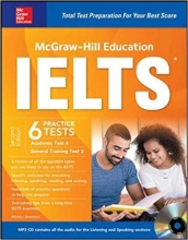 خرید کتاب مک گرو هیل ادجوکیشن آیلتس پرکتیس تست McGraw-Hill Education IELTS 6 Practice Tests 2nd