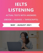 خرید کتاب آیلتس لیسنینگ اکچوال تست می تا آگوست ۲۰۲۱ (IELTS Listening Actual Tests (May – August 2021