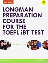 خرید کتاب لانگن پریپریشن کورس فور د آی بی تی تست Longman Preparation Course for the TOEFL iBT Test (3rd edition) +CD
