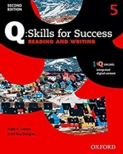 خرید کتاب کیو اسکیلز فور ساکسس ریدینگ اند رایتینگ Q Skills for Success 5 Reading and Writing 2nd+CD سیاه وسفید
