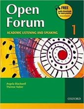 خرید کتاب اپن فروم Open Forum 1 Student Book with Test Booklet & CD