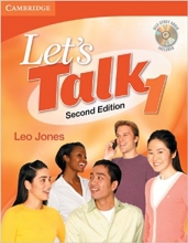 خرید کتاب لتس تاک ویرایش دوم Lets Talk 1 With CD Second Edition