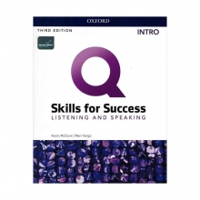 خرید کتاب کیو اسکیلز فور سکسز لیسنینگ اند اسپیکینگ ویرایش سوم Q Skills for Success 3rd Intro Listening and Speaking