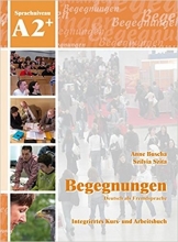 خرید کتاب آلمانی بگگنونگن  Begegnungen: Kurs- und Arbeitsbuch A2+ CD
