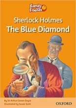 کتاب داستان فمیلی اند فرندز شرلوک هلمز الماس آبی Family and Friends Readers 4 Sherlock Holmes: The Blue Diamond