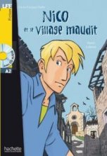 کتاب داستان فرانسوی francais facile nico et le village maudit AVEC CD AUDIO -FICTION