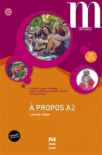 کتاب فرانسه  A PROPOS A2 Livre + Cahier + CD